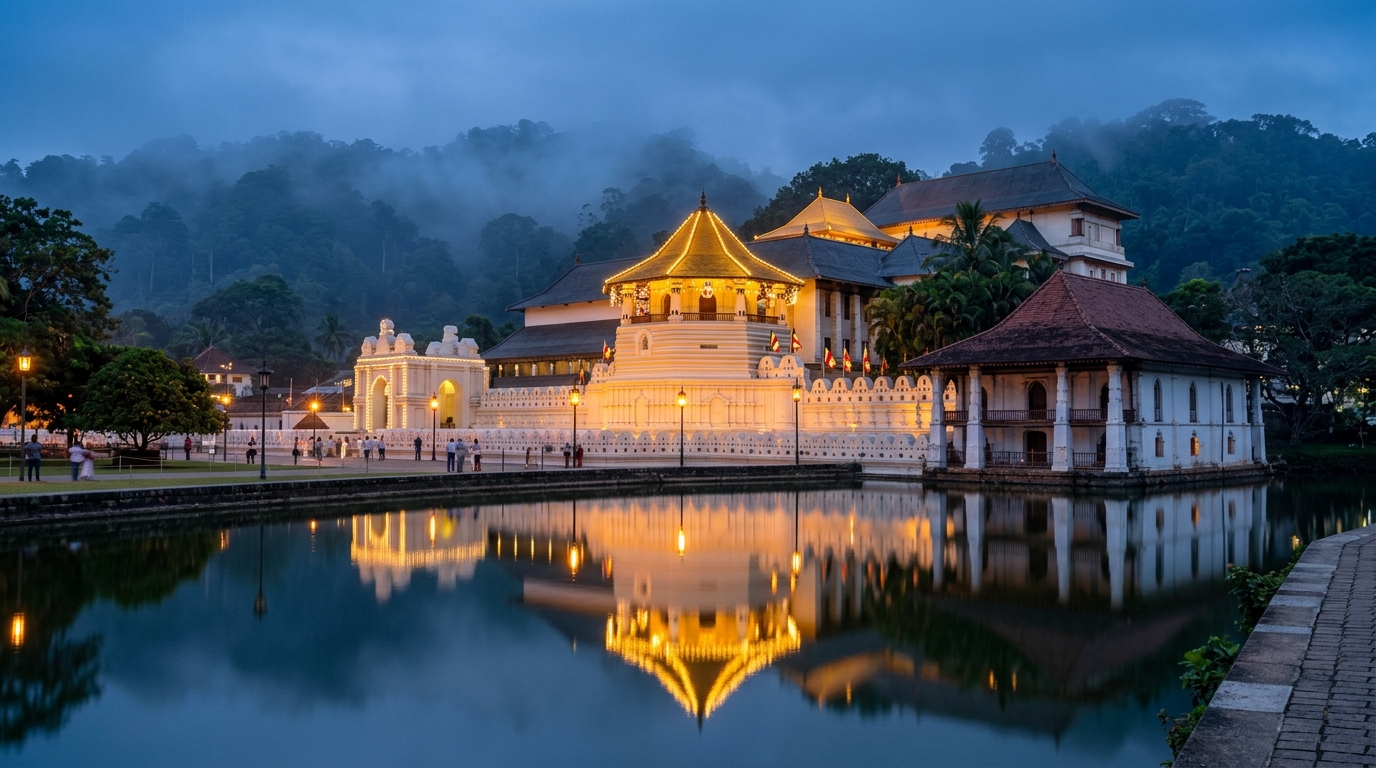 Kandy — Temple of the Sacred Tooth