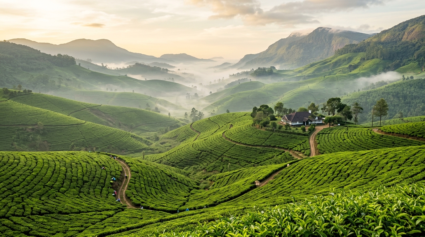 Restored Colonial Tea Estate in Sri Lanka